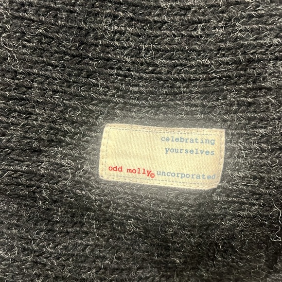 Odd Molly Wool Poncho with Tassels - Picture 8 of 9